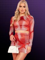 🔥 Red Illusion Two-Piece Set 🔥