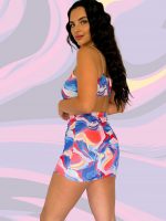 🌈 NEON MIRAGE CUT-OUT MINI DRESS 🌈 - Image 2